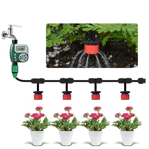 25m Garden DIY Micro Drip Irrigation System Plant Self Automatic