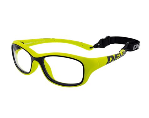 Lunettes Anti Choc Demetz Softness R Noir Citron Vert Taille L