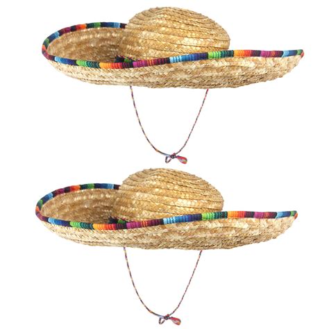 Mexican Sombrero Hat Straw Sombrero Hat for Cinco De Mayo Party Mexican Hat Mexican Theme Party ...