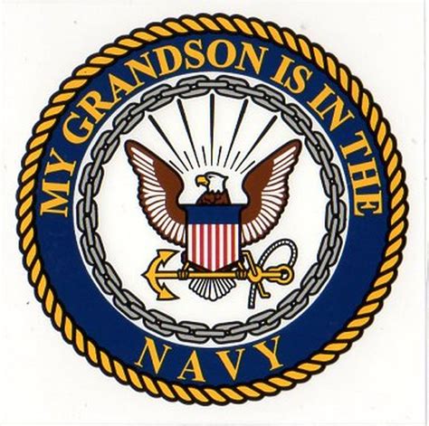 Ion Graphics Navy Decal Proud Navy Mom Vinyl Sticker