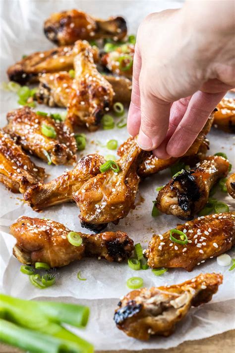 Sticky Honey Soy Chicken Wings Baked Not Fried Sugar Salt Magic