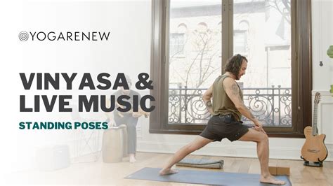 LIVE MUSIC VINYASA CLASS Warrior I 30 Minute Vinyasa Flow YouTube