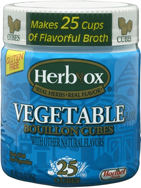 Vegetable Bouillon Cubes - HERB-OX® bouillon