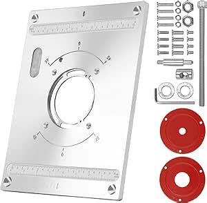 Aluminium Router Tischeinsatzplatte Oberfr Se Einlegeplatte Oberfr Se