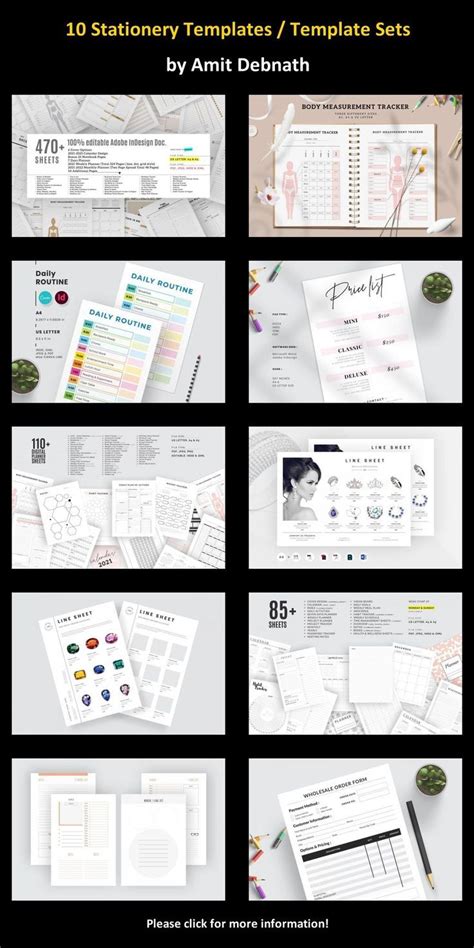 Stationery Templates Template Sets By Amit Debnath