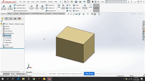 Solidworks Material Mass Properties Youtube