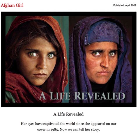 Afghan Girl The Story And Gear Behind One Of The Most Famous Portraits