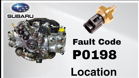 Subaru P Location Engine Oil Temperature Sensor A Youtube