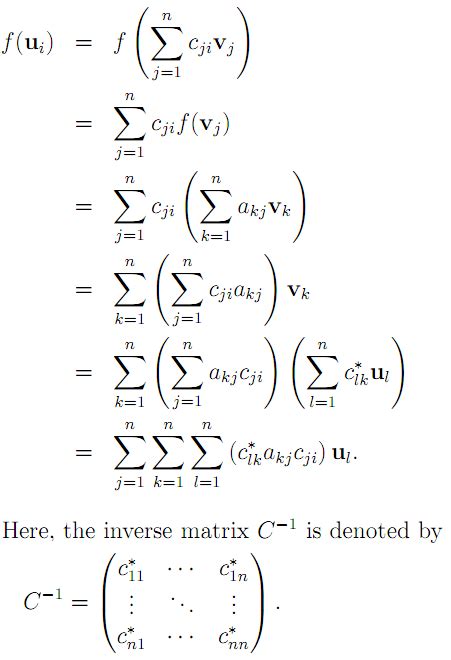 Linear Algebra: #10 Similar Matrices; Changing Bases | Physics Reference