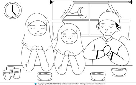 Latihan Mewarna Doa Makan Tahun 1 Lindseyteburke