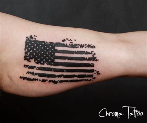 Army Flag Tattoo