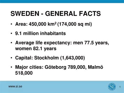 PPT - SWEDEN - GENERAL FACTS PowerPoint Presentation, free download - ID:3063447