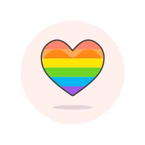 Flag Heart Lgbtq Icon Free Download On Iconfinder