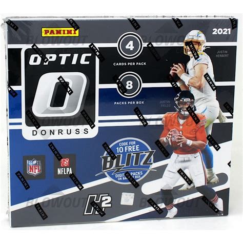 2021 Panini Donruss Optic Football H2 Box