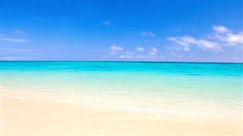 Calm Beach Body Of Water Under Blue Sky 4k Hd Beach Wallpapers Hd