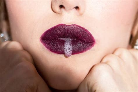 Female Lips Stock Image Image Of Color Beautiful Closeup