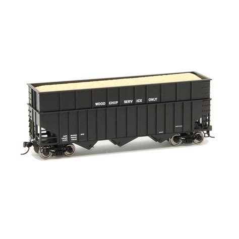 Bowser Ho 70 Ton Wood Chip Hopper Data Only Black Ribbed Side