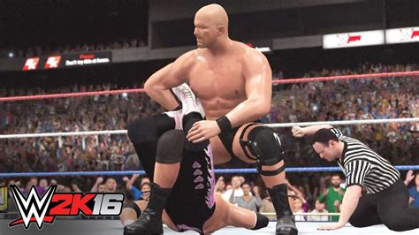 Stone Cold Steve Austin Vs Bret Hart Wwe 2k16 2k Showcase