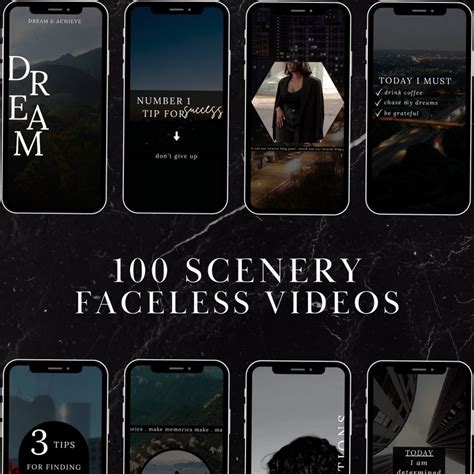 Dark Aesthetic Faceless Videos Reels Boss Babe Stories Bonus