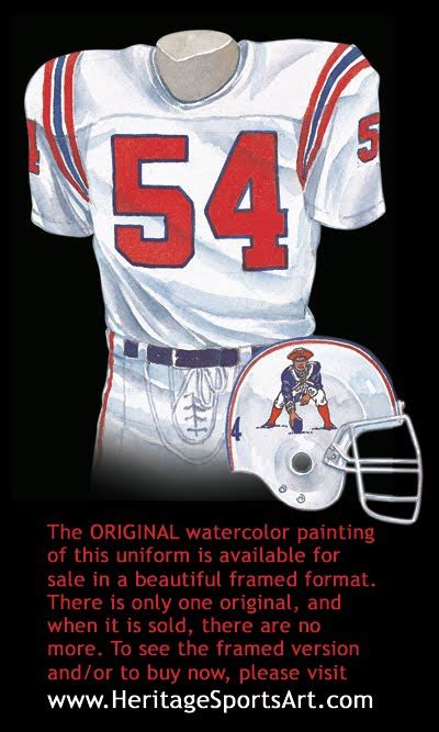 New England Patriots Uniform And Team History Heritage Uniforms And