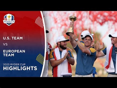 Full Event Highlights | 2023 Ryder Cup - The Global Herald