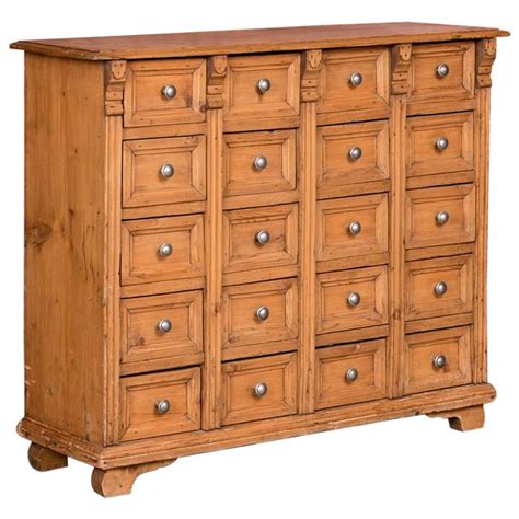 Antique Pine Multi Drawer Apothecary Cabinet At 1stdibs