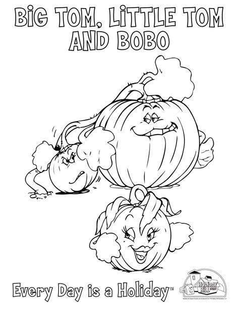 COLORING SHEETS Spookley The Square Pumpkin