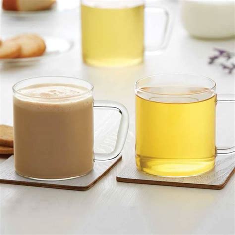 Buy Online Borosil Vision Classic Delite Glass Mug Set 305 Ml Set