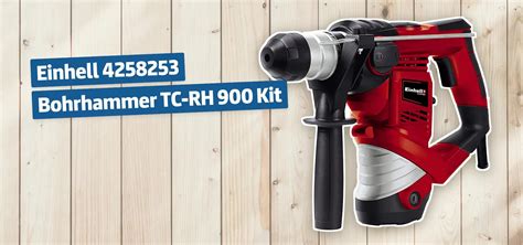 Einhell 4258253 Bohrhammer TC RH 900 Kit Testbericht Erfahrungen