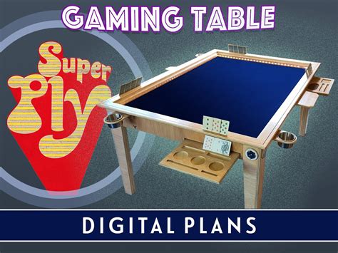 Superply Gaming Table Plans Etsy