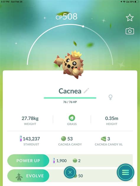 Got a shiny cacnea encounter from a research task. : r/pokemongo