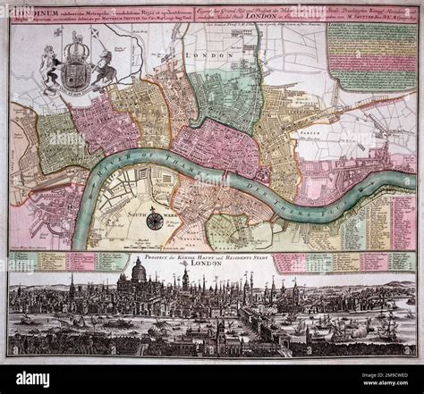 18th century london map hi-res stock photography and images - Alamy