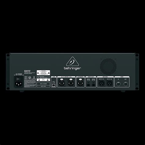 Behringer S Digital Snake Io Box Preamps Outputs Reverb