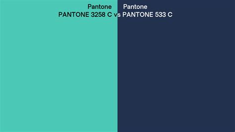 Pantone C Vs Pantone C Side By Side Comparison