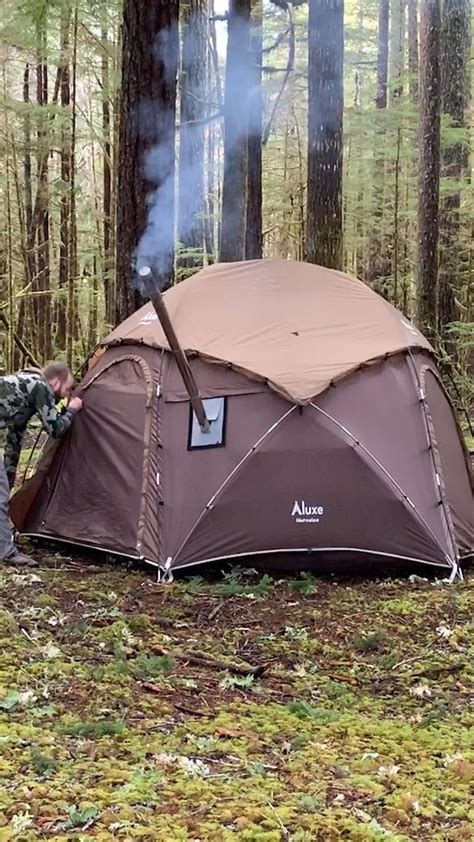 Luxe Stove Tent | Camping gear survival, Tents camping glamping, Tent