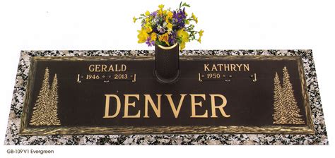 Cheap double companion Bronze Grave Markers Atlanta Headstones