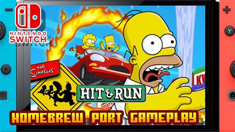 The Simpsons Hit Run Nintendo Switch Native Port Gameplay