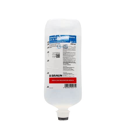 Solución Isotónica De Glucosa 5 B Braun G 5 Frasco De 500 Ml