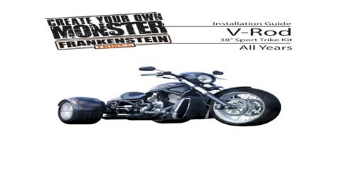 (PDF) V-Rod Installation Guide - Frankenstein Trikes Harley - DOKUMEN.TIPS