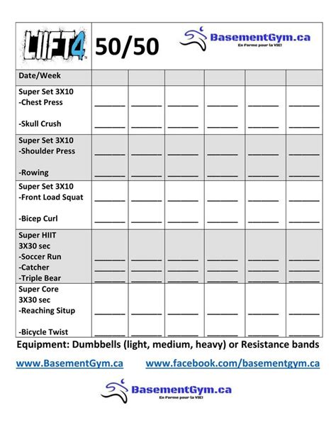 Lift 4 Tracker Sheet