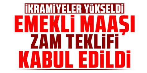 Emekli maaşı zammı ve emekli ikramiyesi TBMM Komisyonu nda kabul edildi