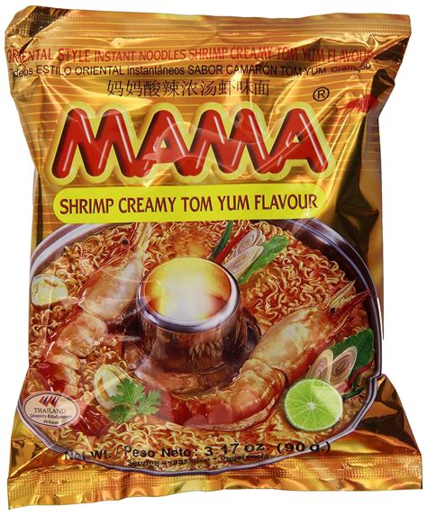 Mama Instant Noodle Creamy Tom Yum Spicy Flavor 3 17 Ounce Pack Of 20 Grocery