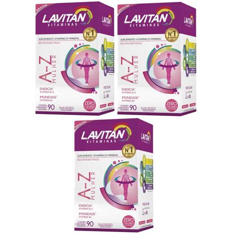 Kit Lavitan Mais A Z Mulher Cimed Comprimidos Loja Oficial