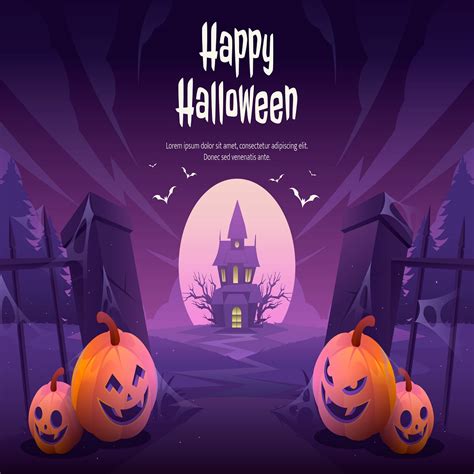 Gradient Halloween background - MasterBundles