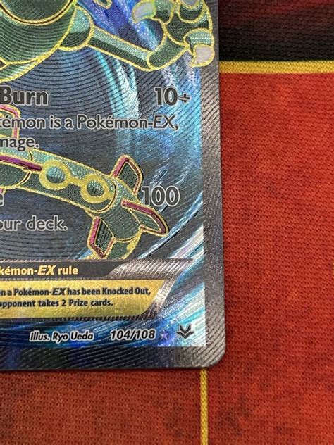 Pokemon TCG Roaring Skies Rayquaza EX 104 108 Full Art