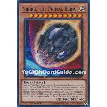 Nibiru The Primal Being Ultra Rare