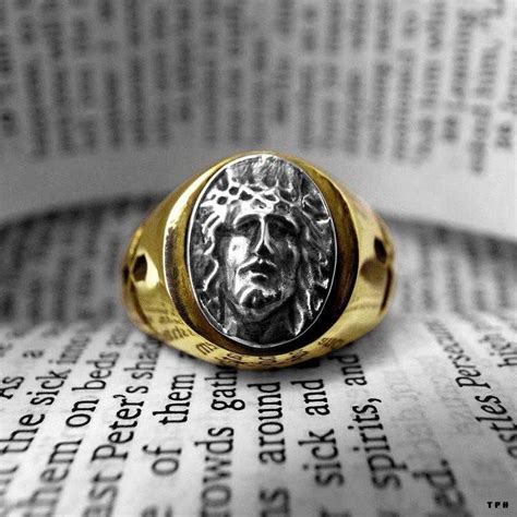 Tph Jesus Ring Cross Rings Christians 925 Sterling 925 Sterling