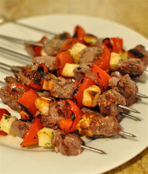 Lamb And Halloumi Skewers Claire K Creations