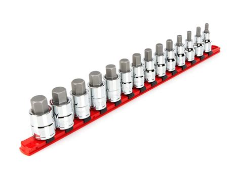 1 2 Inch Drive Hex Bit Socket Set 14 Piece Tekton Shb92102