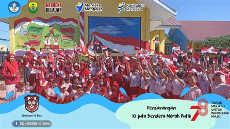 Pencanangan Juta Bendera Merah Putih Agustus Merahputih Buol